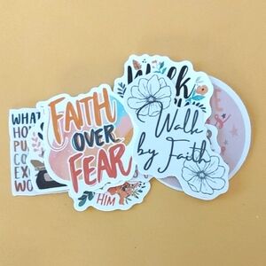 Christian Faith Themed Set of 13 Stickers